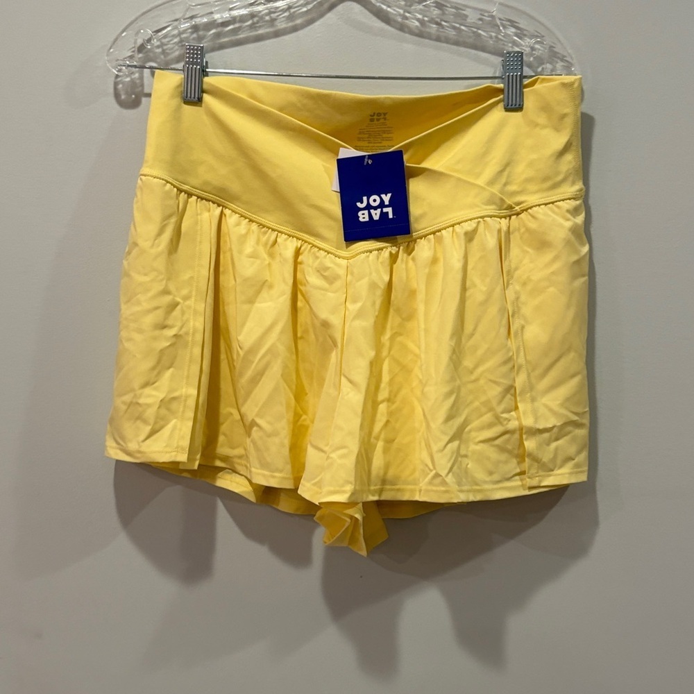 JoyLab Women's Bright Yellow Athletic Shorts
